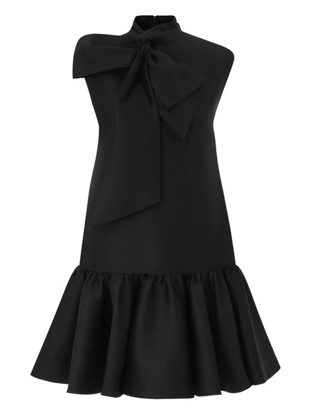  Zimmermann Tie-neck Flared Mini Dress - Black 