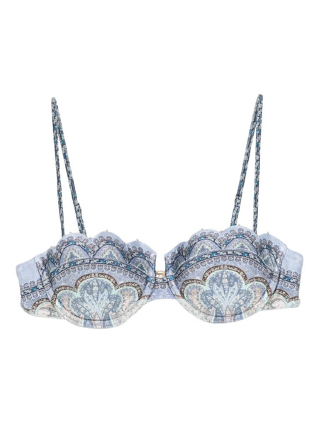  Zimmermann Wanderlust Bikini Top - Blue 