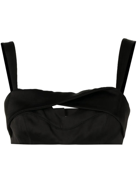  Zimmermann Wide-strap Detail Bra - Black 