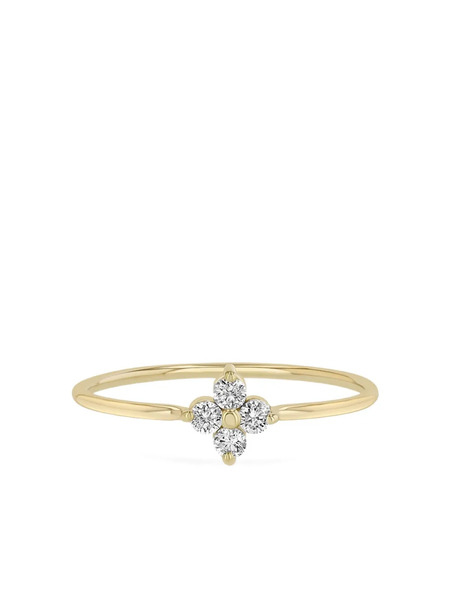  Zoë Chicco 14k Yellow Gold Quad Diamond Ring 