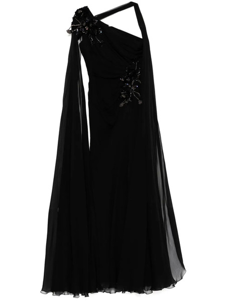  Zuhair Murad Chiffon Gown - Black 