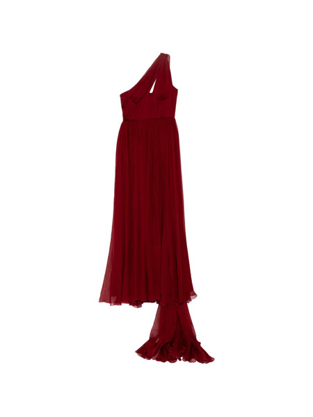  Zuhair Murad Chiffon Maxi Dress - Red 