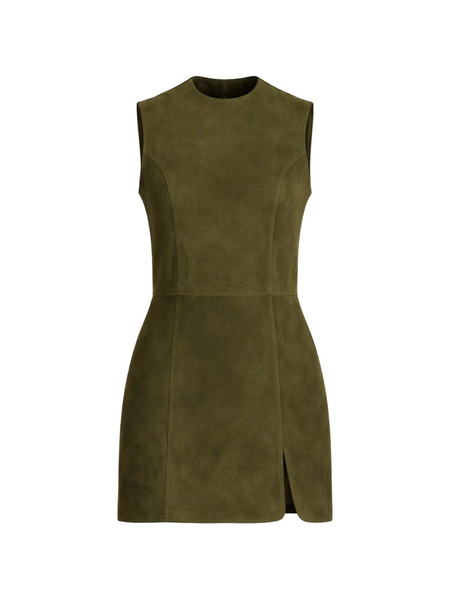  Zut Suede Mini Dress - Green 