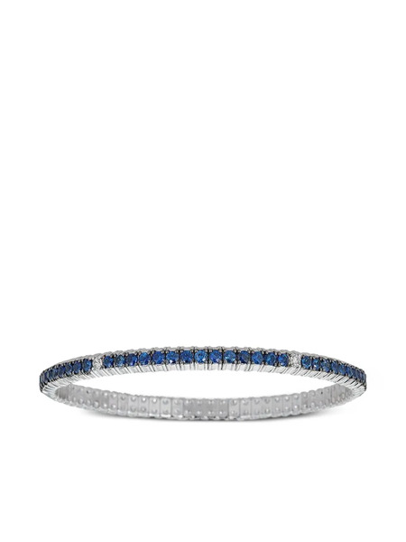  Zydo 18k White Gold Sapphire Bracelet - Silver 