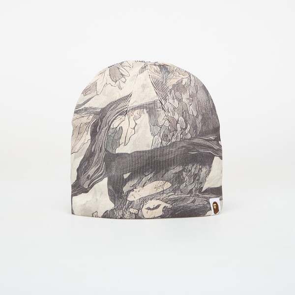  A Bathing Ape Tree Edge Camo Knit Cap White Universal 