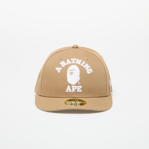  A Bathing Ape X New Era 59fifty Low Profile Cap Beige M 