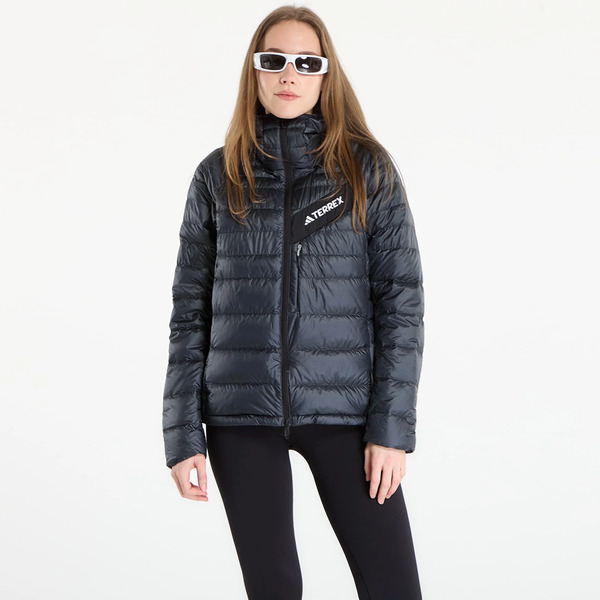  Jacket Adidas Terrex Techrock Climawarm+ Down Hooded Jacket Carbon/ Black Xs 