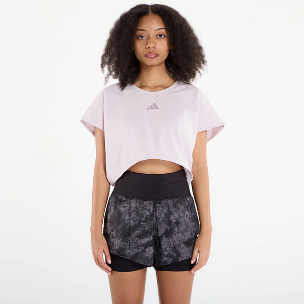  T-shirt Adidas Primelift Workout Cropped Boxy 3-stripes Tank Ice Purple M 