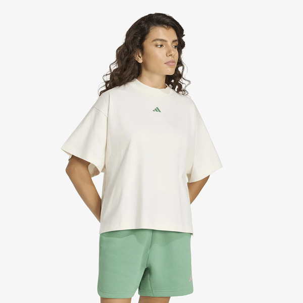  T-shirt Adidas 3-stripes Studio T-shirt Chalk White L 