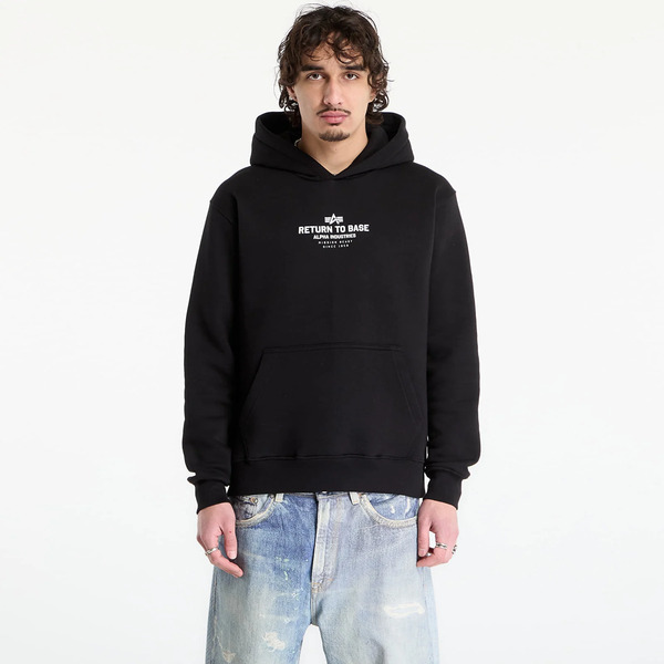  Sweatshirt Alpha Industries Return To Base Hoodie Black M 