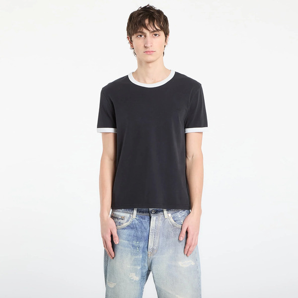  T-shirt A.p.c. Short-sleeved Contrast T-shirt Black Xxl 