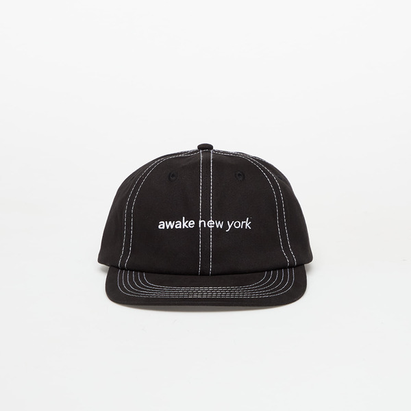  Awake Ny Awake Ny Contrast Stitch 6 Panel Hat Black Universal 