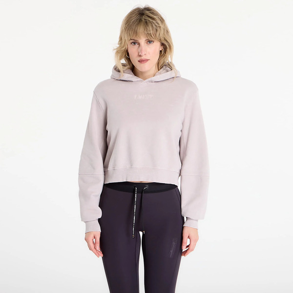  Sweatshirt Bandit Cotton Fleece Cropped Hoodie Ash Xs 