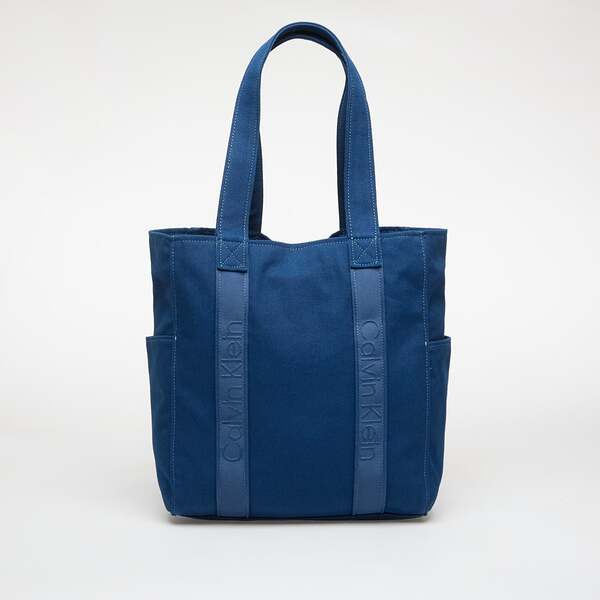  Bag Calvin Klein Webbing Strap Canvas Blue Universal 
