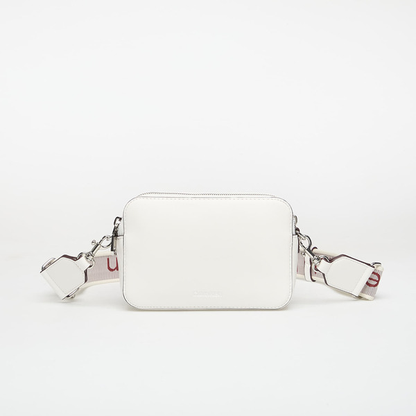  Handbag Calvin Klein Webbing Double Strap Camera Bag White Alyssum Universal 