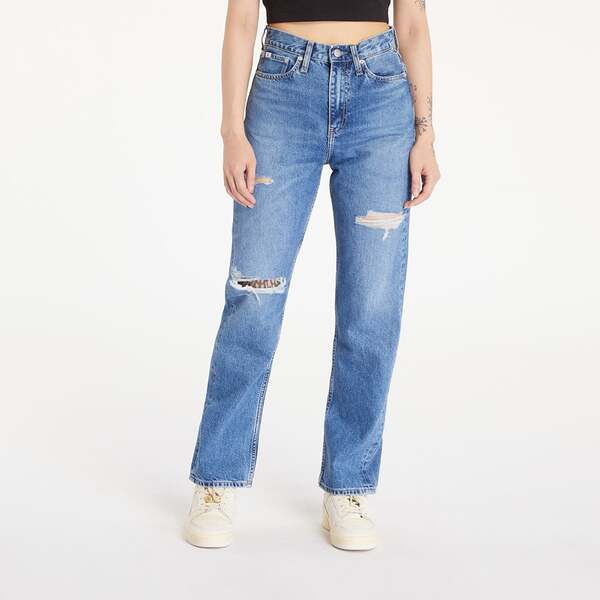  Jeans Calvin Klein Jeans High Rise Straight Denim Medium W28/l30 