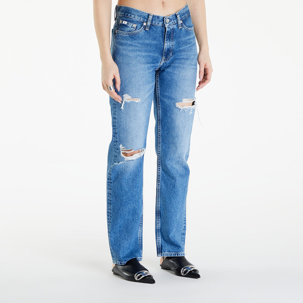  Pants Calvin Klein Jeans Low Rise Straight Jeans Denim Medium W30/l30 