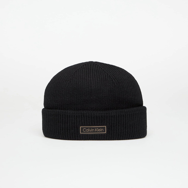 Calvin Klein Patch Chunky Rib Doc Hat Black Universal 