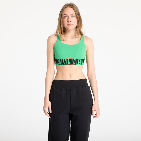  Calvin Klein Sport Intense Power Medium Mesh Bra Blossom Green S 