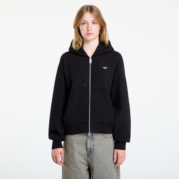  Sweatshirt Carhartt Wip W' Hooded Heart Ii Hartt Jacket Black L 