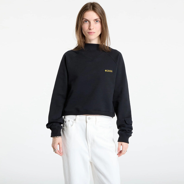  Sweatshirt Columbia High Cascades™ Crop French Terry Ls Black S 