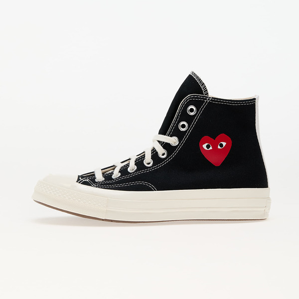  Sneakers Converse X Comme Des Garçons Play Chuck 70 Hi Black/ Red/ Egret Eur 42 