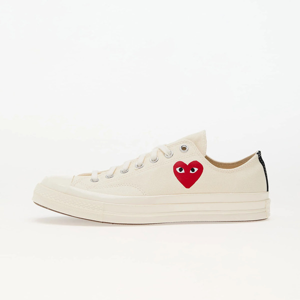  Sneakers Converse X Comme Des Garçons Play Chuck 70 Ox Milk/ Black/ Red Eur 44 