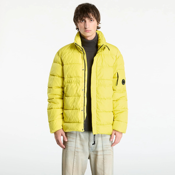  Jacket C.p. Company Chrome-r Down Jacket Green Sheen Yellow Xxl 