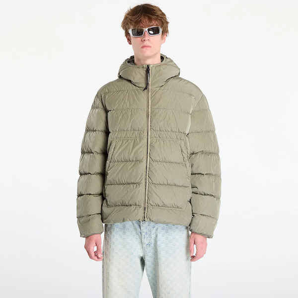 Jacket C.p. Company Chrome-r Goggle Down Jacket Fungi Grey L 