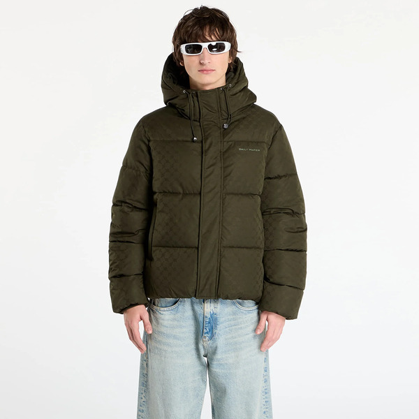  Jacket Daily Paper Monogram Puffer Jacket Unisex Rosin Green L 