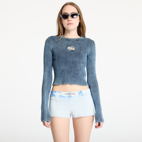  T-shirt Diesel M-anchor-a Knitwear Blue S 