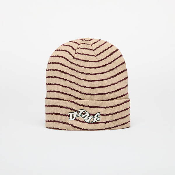  Dime College Wave Cuff Beanie Tan Universal 