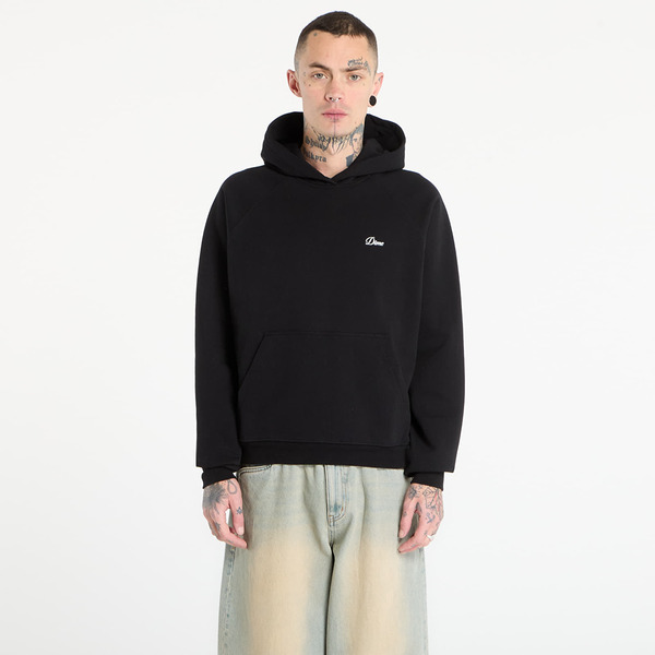  Sweatshirt Dime Cursive Small Logo Hoodie Unisex Black M 