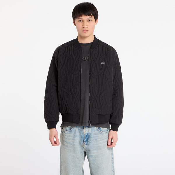  Jacket Filling Pieces Bomber Quilted Black S 