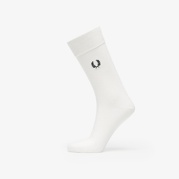  Fred Perry Classic Laurel Wreath Sock Snow White/ Black 43-46 