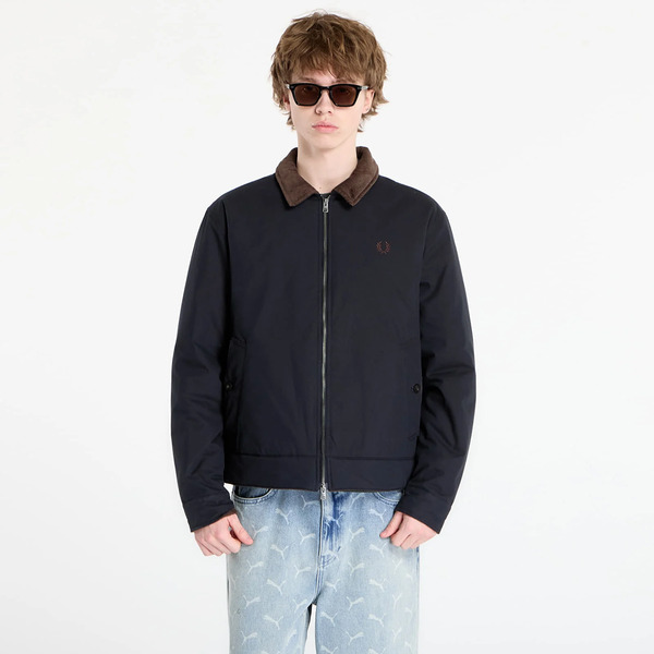 Jacket Fred Perry Cotton Caban Jacket Navy M 