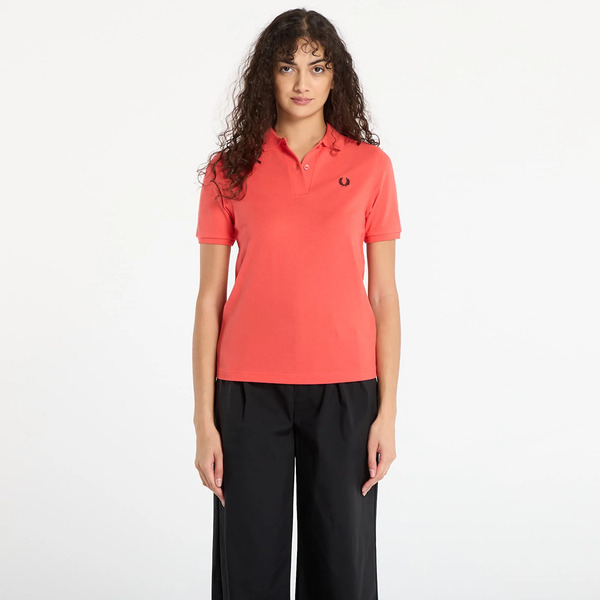  T-shirt Fred Perry The Fred Perry Shirt Flamingotan/ Blak 10 