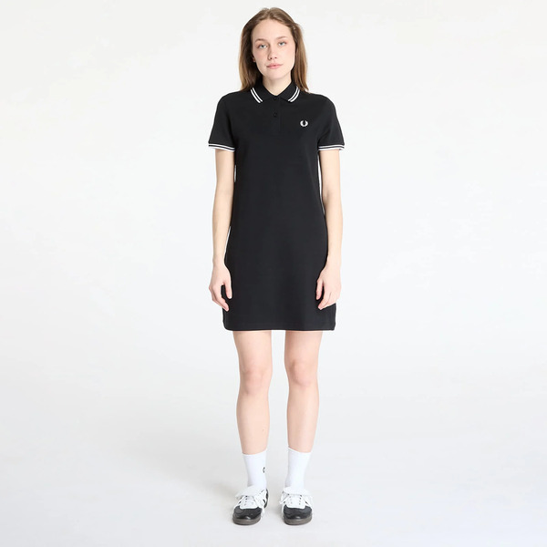  Fred Perry The Twin Tipped Dress Black 36 
