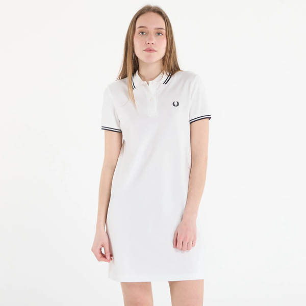  Fred Perry Twin Tipped Fred Perry Dress Snow White/ Navy 36 