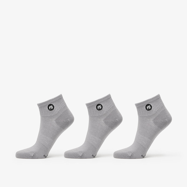  Footshop Ankle Socks 3-pack Grey 43-46 