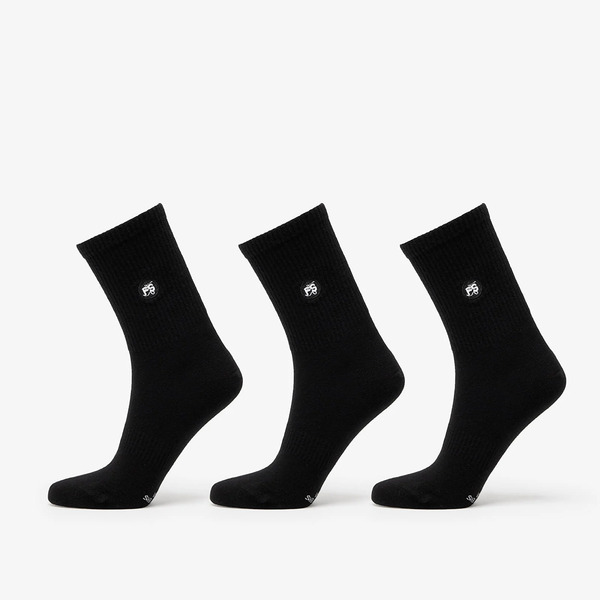  Footshop Short Socks 3-pack Black 39-42 