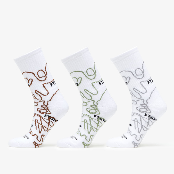  Footshop The Bubble Socks 3-pack Multicolour 39-42 
