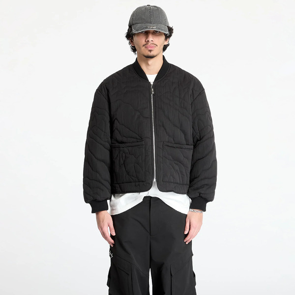  Jacket Ftshp Silver Lining Quilted Jacket Unisex Black L 