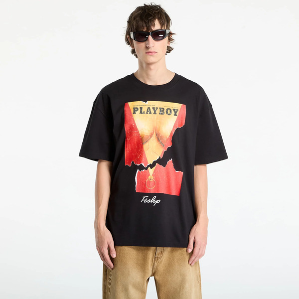  T-shirt Playboy X Ftshp Cover Tee 1973/7 Unisex Black Xxl 