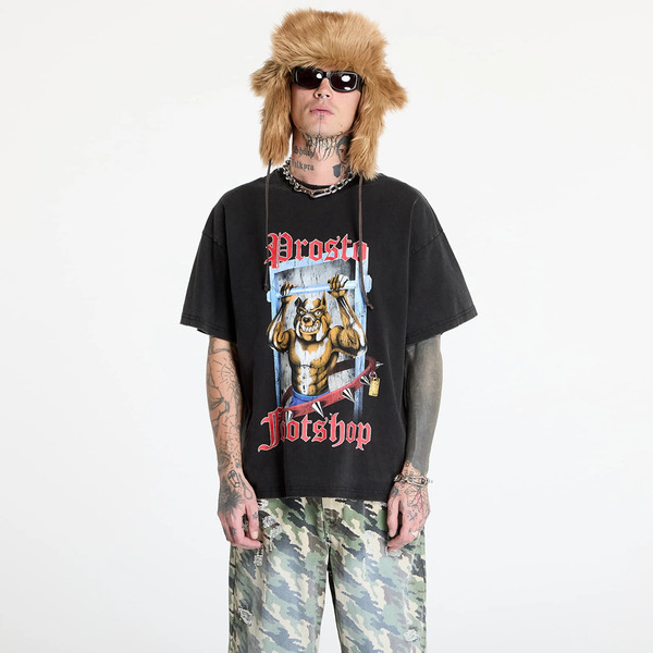  T-shirt Ftshp X Prosto T-shirt Unisex Black Bulldog L 