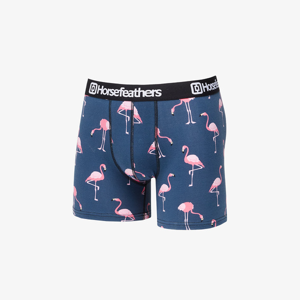  Horsefeathers Sidney Boxer Shorts Blue/ Flamingos Print L 