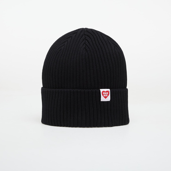  Human Made Cotton Rib Beanie Black Universal 