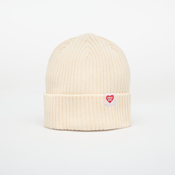  Human Made Cotton Rib Beanie White Universal 