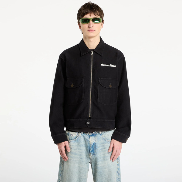  Jacket Human Made Zip-up Work Jacket Unisex Black S 