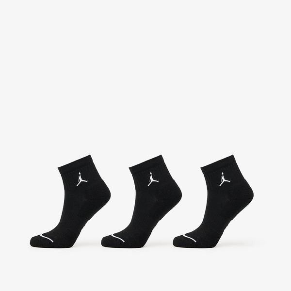  Jordan Everyday Ankle Socks 3-pack Black/ White Xl 